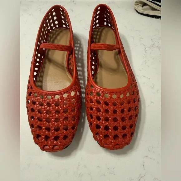 Madewell red flat NWOT size 8 - Picture 5 of 6